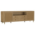 Benson - 2 Door TV Stand With Dual Drawers