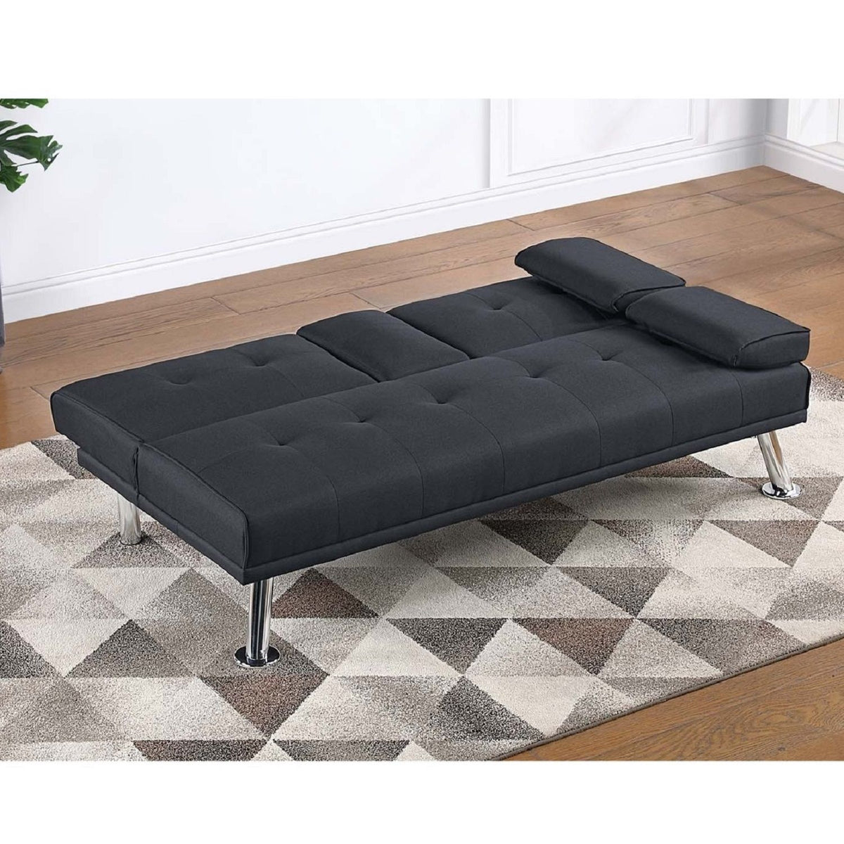 Adjustable Sofa With Fold Down Table And Cup Holders