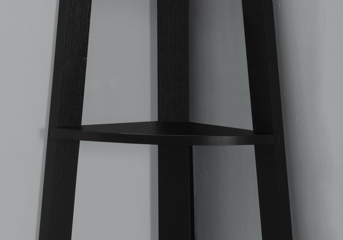 Bookshelf, Bookcase, Etagere, Corner, 5 Tier, For Office, Contemporary & Modern
