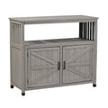 Patio Bar Table Set With Storage
