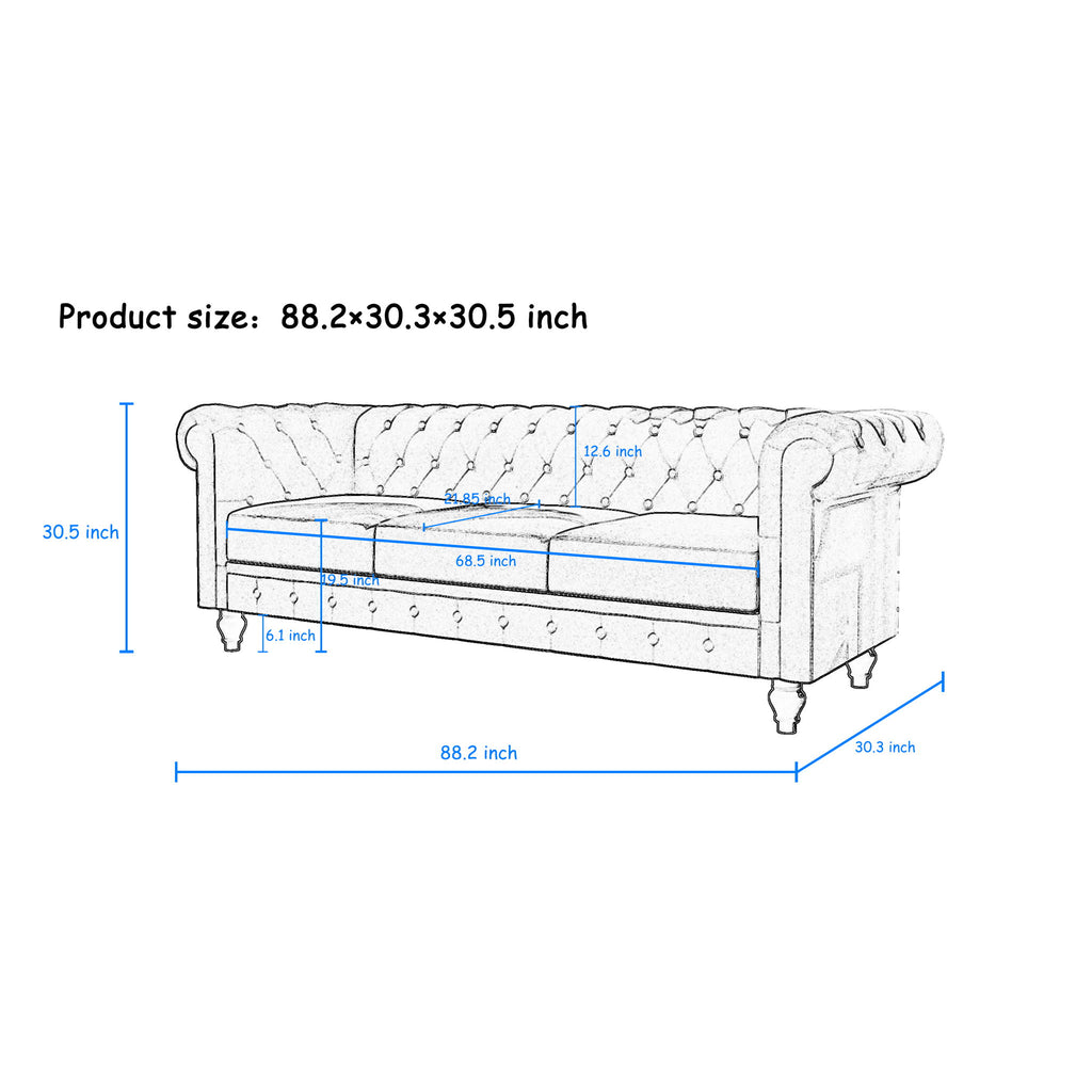 Tufted Elegant Sofa