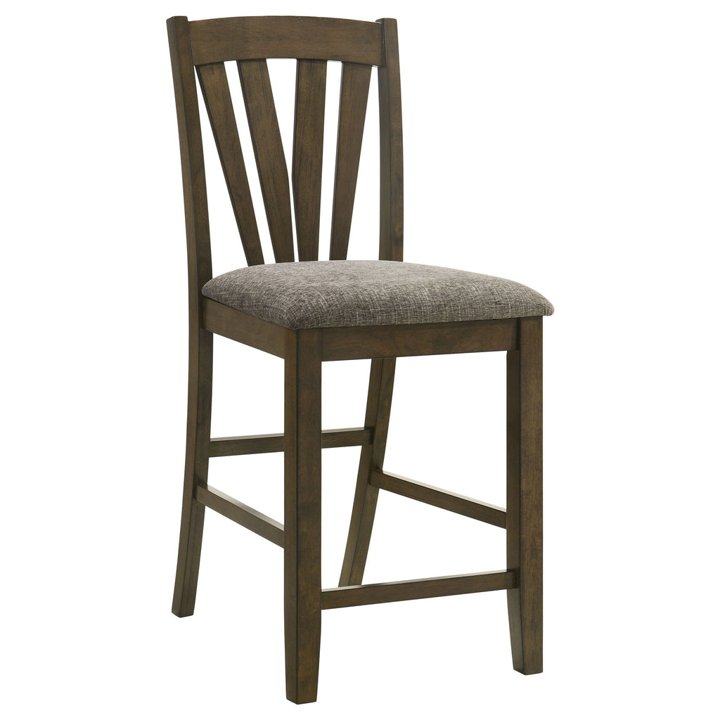 Maxine - Upholstered Counter Height Dining Side Chair (Set of 2) - Brown