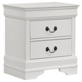 2 Drawer Nightstand - White