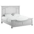Queen Panel Bed - Gray - Wood