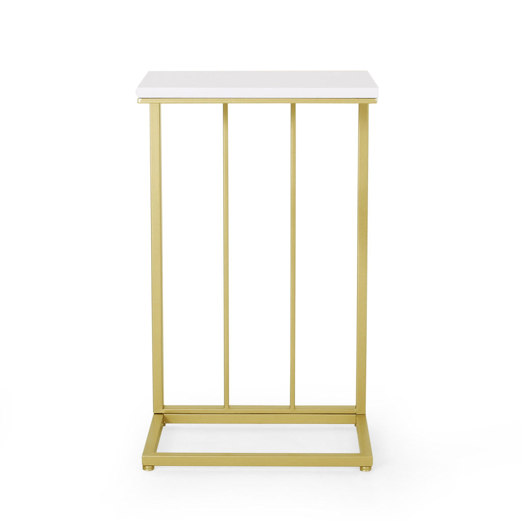 Modern Glam C - Shape End Table