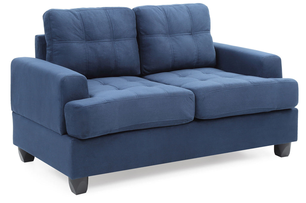 Stylish Transitional Loveseat For Two