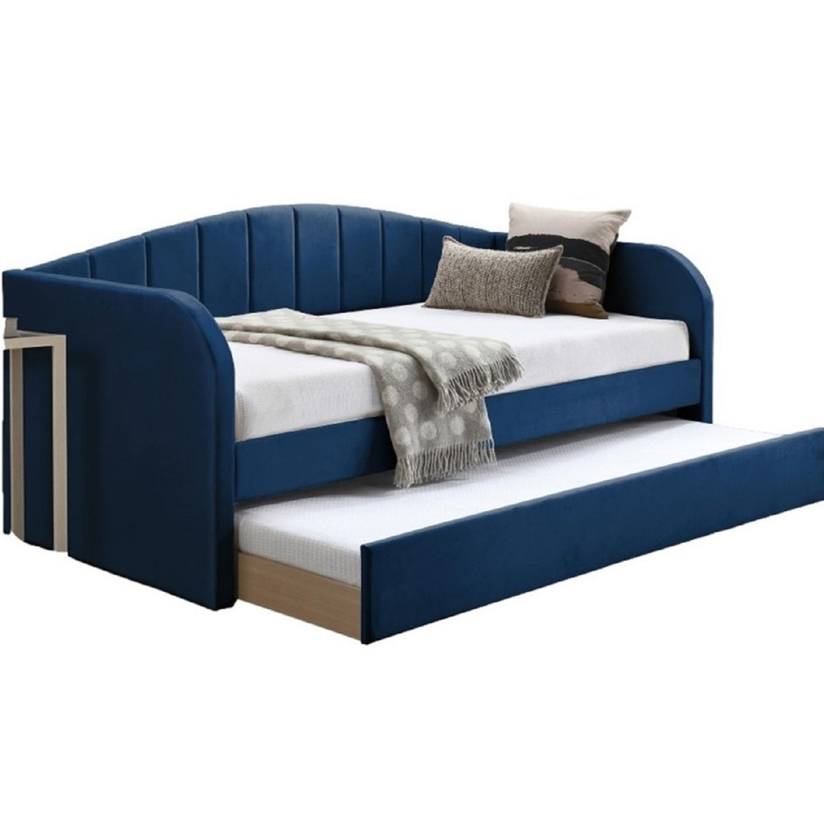 Modern Day Bed Trundle With Slat Support
