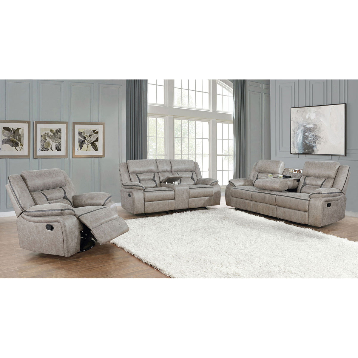 Brazelton - Pillow Top Arm Motion Living Room Set