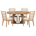 Round Dining Table Set For 4 With Chairs