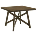 Maxine - Square Counter Height Dining Table - Brown