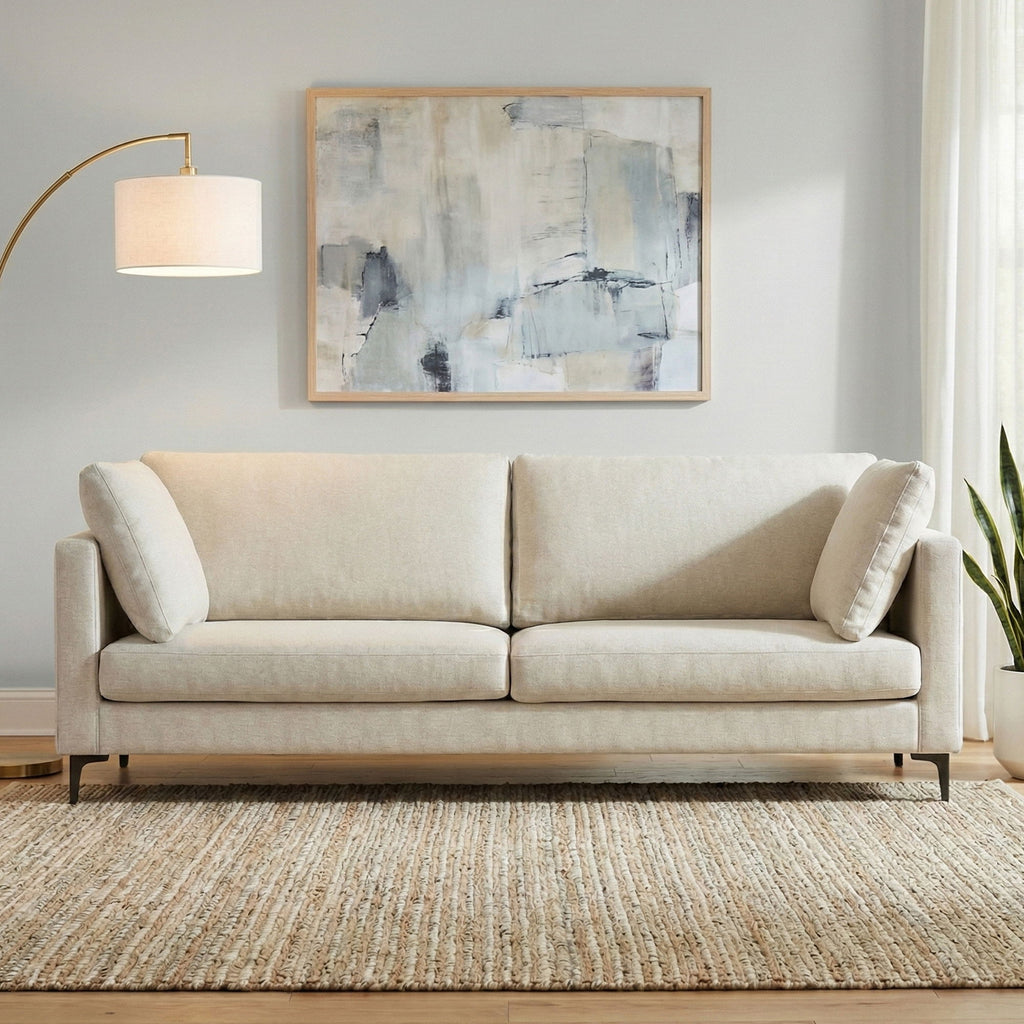Ava - Mid Century Sofa, Upholstered