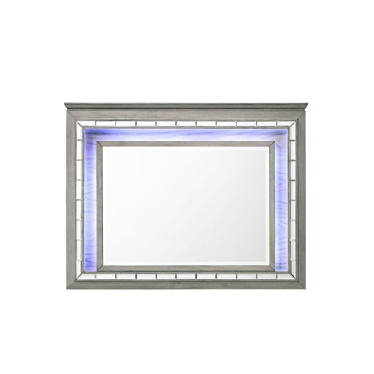 Antares - Mirror With LED - Light Gray
