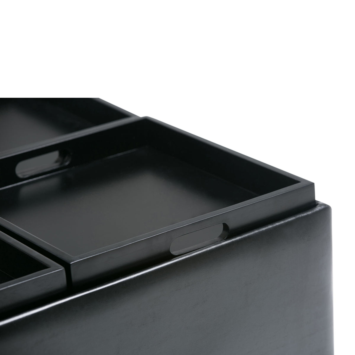 Avalon - Square Coffee Table, Storage Ottoman