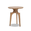 Carmel - Round Side Table - Antique Brown