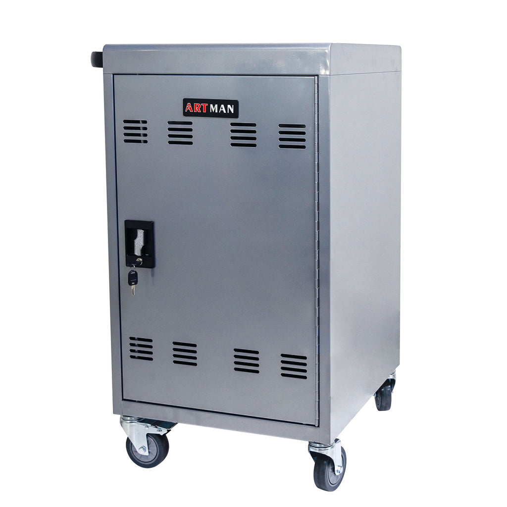 Mobile Charging Cart Station For book, Tablet And Laptop Computer With Power Strip Included