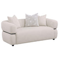 Ramsay - Round Arm Loveseat - Beige