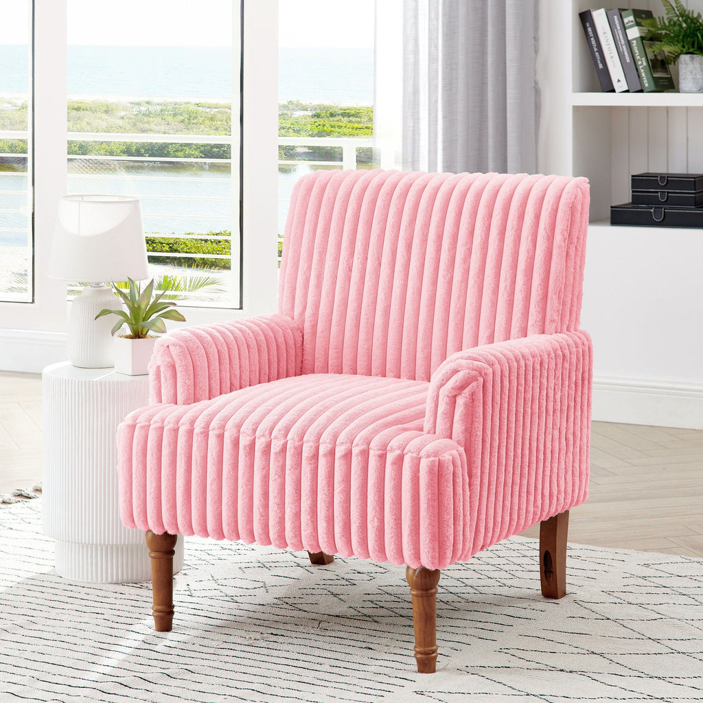 Accent Comfortable Upholstered Armchair For Living Room