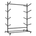 Freestanding Kayak Storage Rack With Lockable Wheels For Kayak, Canoe, Sup & Surfboard