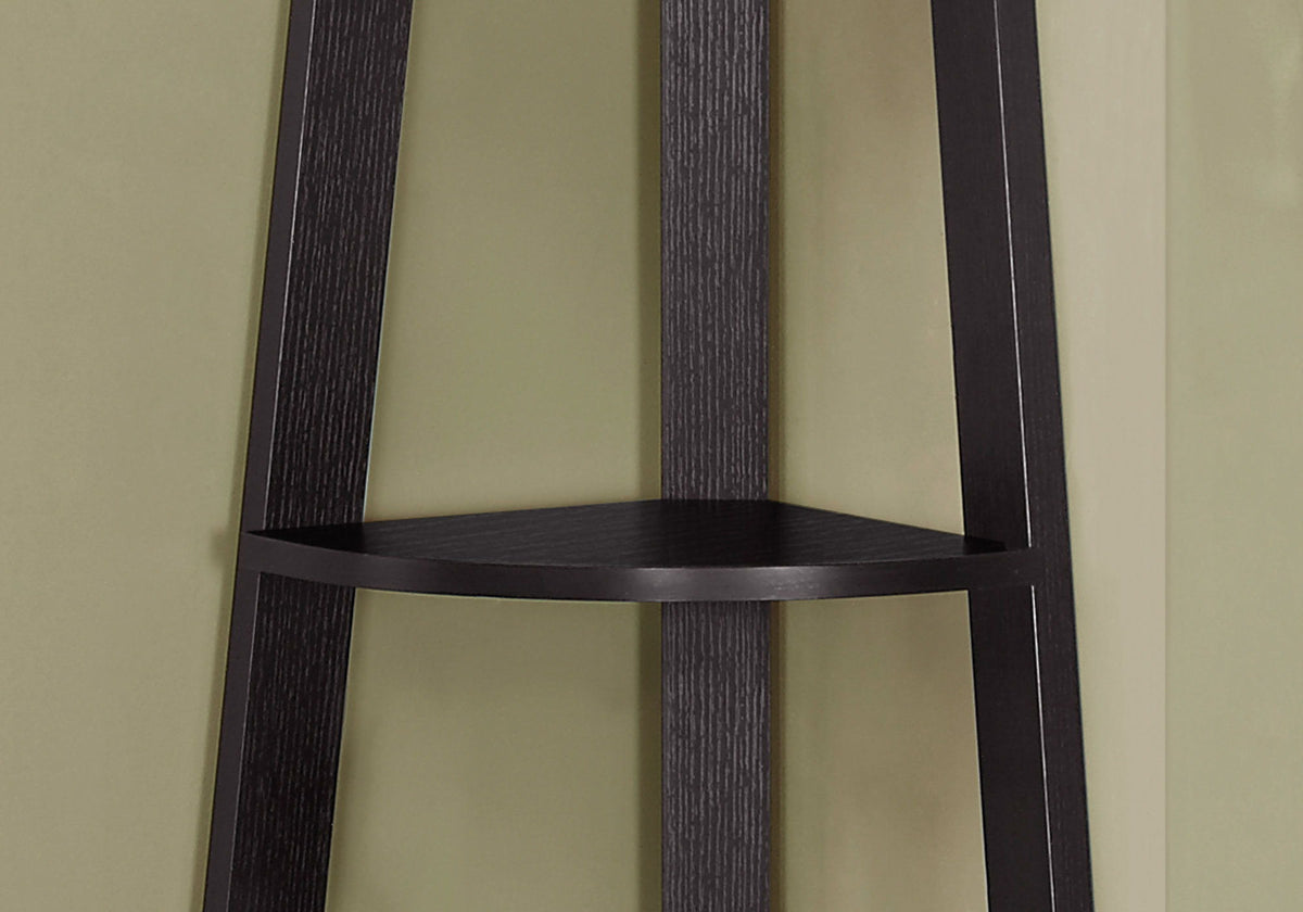 5 Tier Bookshelf, Bookcase, Etagere, Corner, For Office, Contemporary & Modern