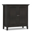 Amherst - 2 Door Storage Cabinet & Adjustable Shelving - Brown