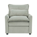Modern Single Seat Accent Chair With Side Storage Pockets