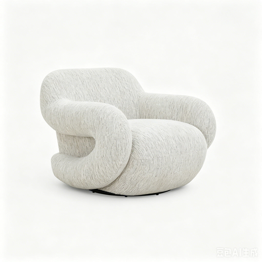 Swivel Chair - Light Gray