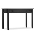 Warm Shaker - Writing Desk With Drawers - Black