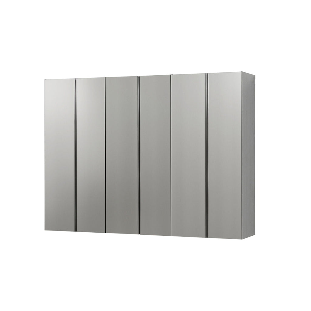 Nova Series - Garage Cabinet Set D, 3 Piece, Soft Closing, Wall Mounted - Metallic Gray