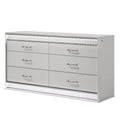 Glam - 6 Drawer Dresser & LED Lighting (Includes Dresser Only) - White