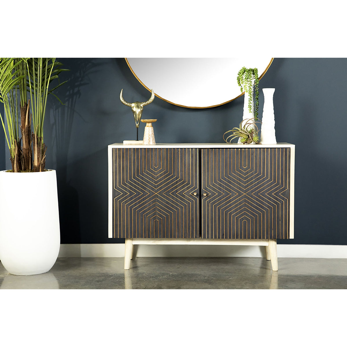 Ixora - 2 Door Cabinet - Black