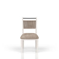 Rope Back Chair - Beige / Carmel