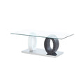 Tracker - Coffee Table - Brown / White