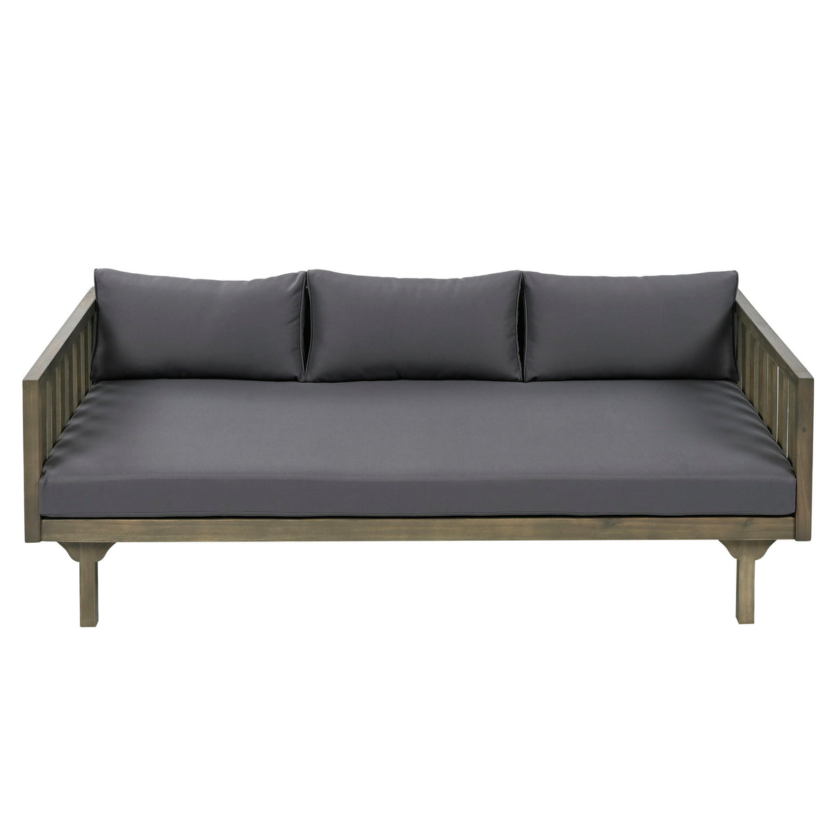 Claremont - 3 Seater Daybed Teak Acacia Wood Water Resistant Cushions