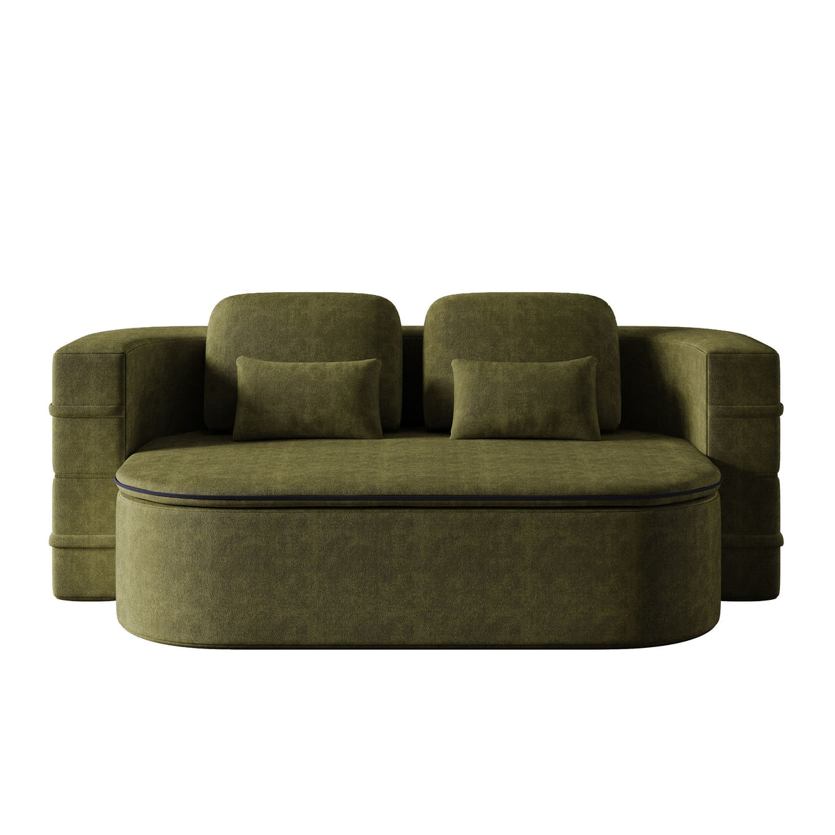 2 In 1 Foldable Sofa Bed With Multi Functional Blanket, Floor Lounge Sofa