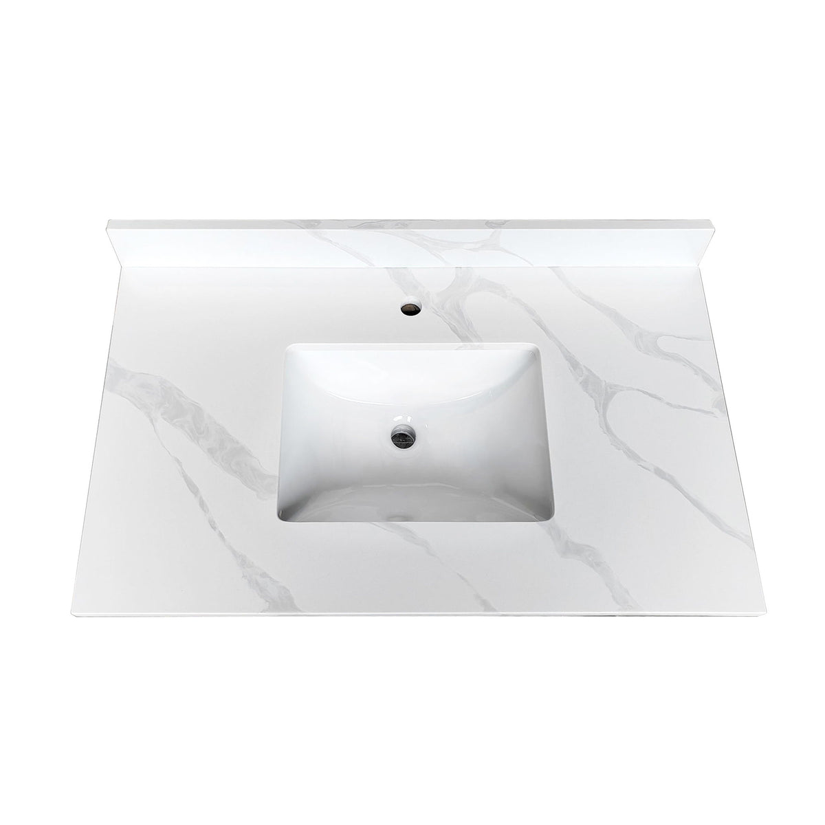 Bathroom Vanity Top With Undermount Single Bowl Sink