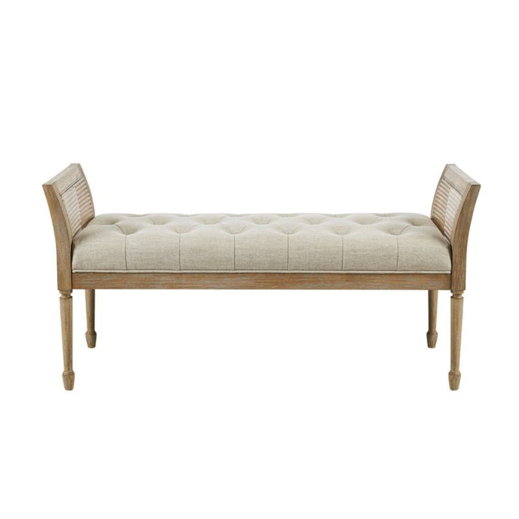 Accent Bench With Arm - Natural