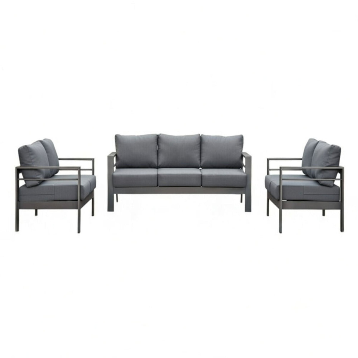 Outdoor Patio Set, All-Weather & Thick Cushions