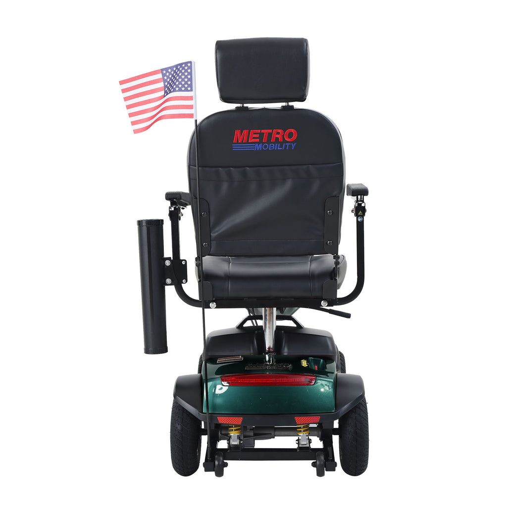 Max Plus - 4 Wheels Outdoor Compact Mobility Scooter With 2 Pieces X 20Ah Lead Acid Battery, 16 Miles, Cup Holders & USB Charger Port