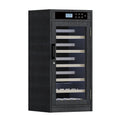LED Touch Screen Grape Wine Cooler - Black
