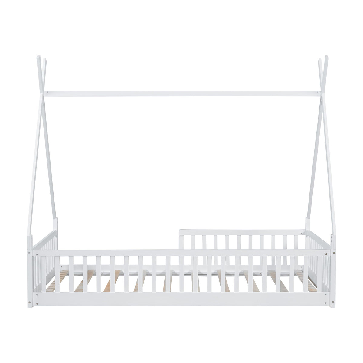 House Shaped Design Bed With Fence