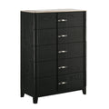 Opel - 5 Drawer Chest - Black