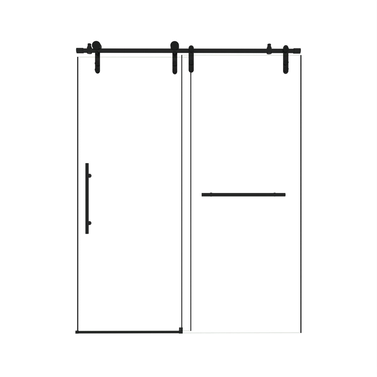 Frameless Sliding Bathtub Door With Frame