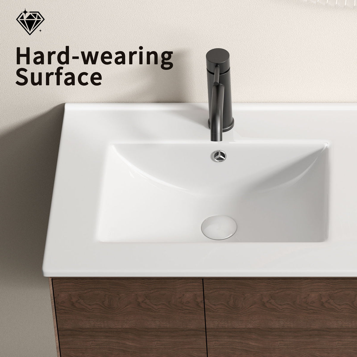 Bathroom Sink, Countertop Wash Basin For Bathroom