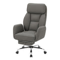 Office Chair With Adjustable Height, Armrests, Ergonomic Design - Dark Gray