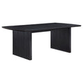 Mason - Removable Extension Leaf Dining Table - Black
