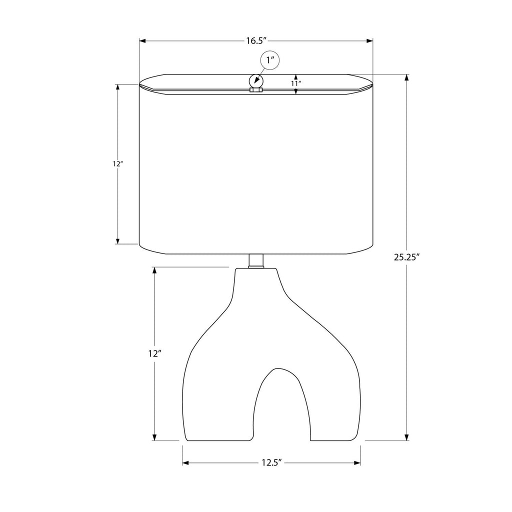 Contemporary Table Lamp With Shade