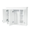 Wall Mount Mirror Cabinet With Adjustable Shelves, Soft Closing Hinges
