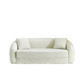 Curved Convertible Sofa, 2 In 1 Fold Out Bed With Pull Out Base And Deep Seat