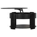 Round Lift Top Coffee Table With Hidden Storage