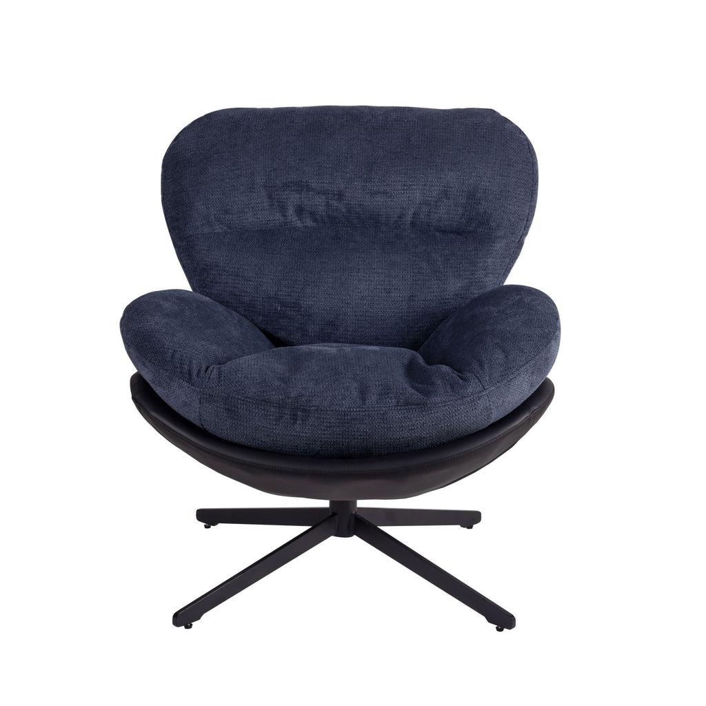 360° Swivel Office Chair, No Wheels